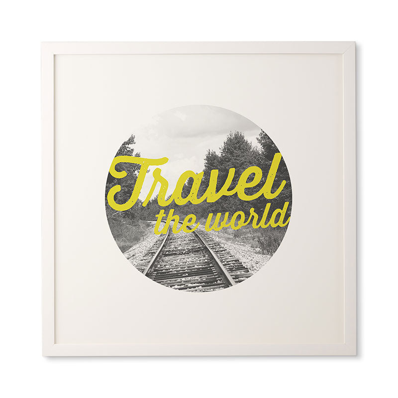 Allyson Johnson Travel The World Framed Wall Art