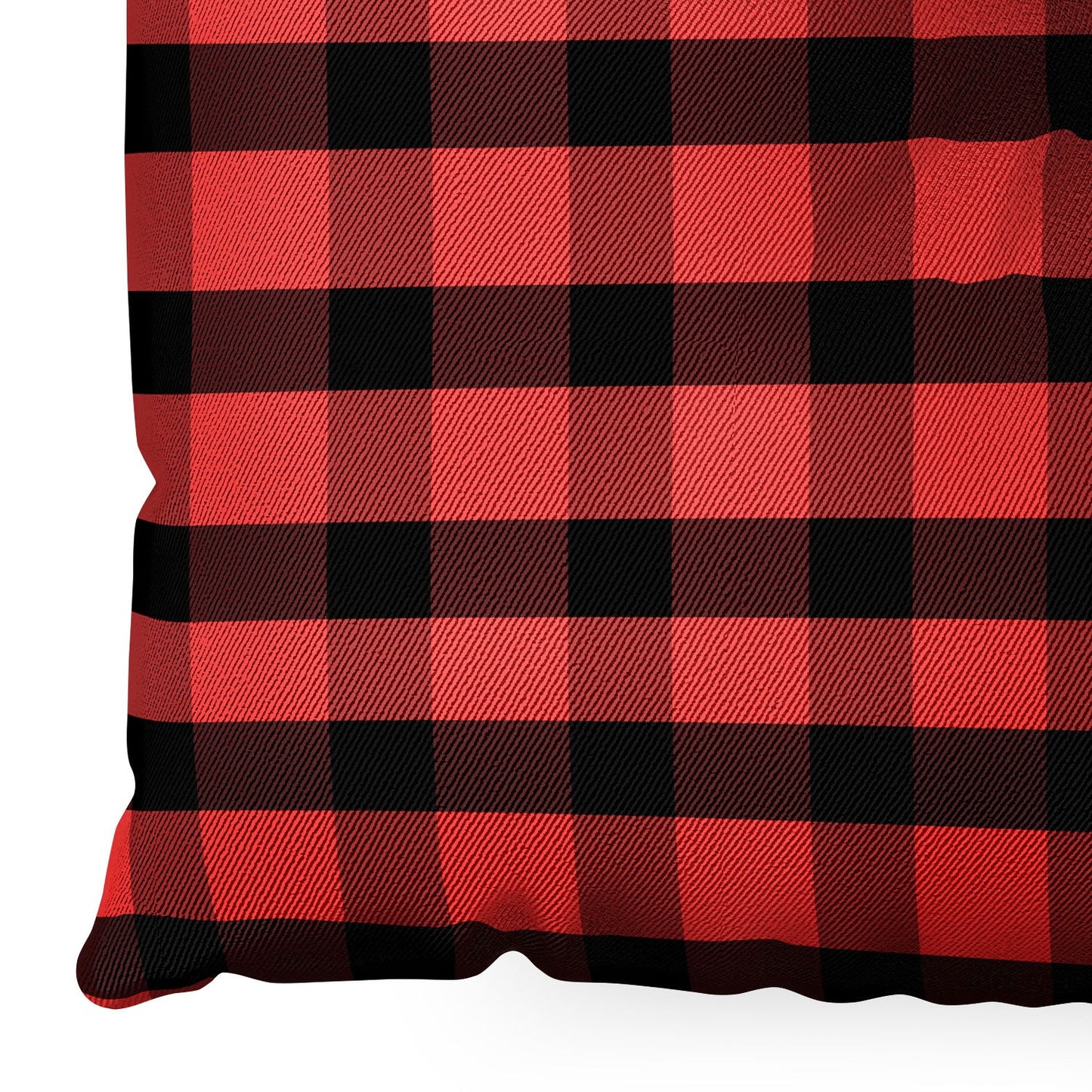 Allyson Johnson Winter Plaid Floor Pillow Square