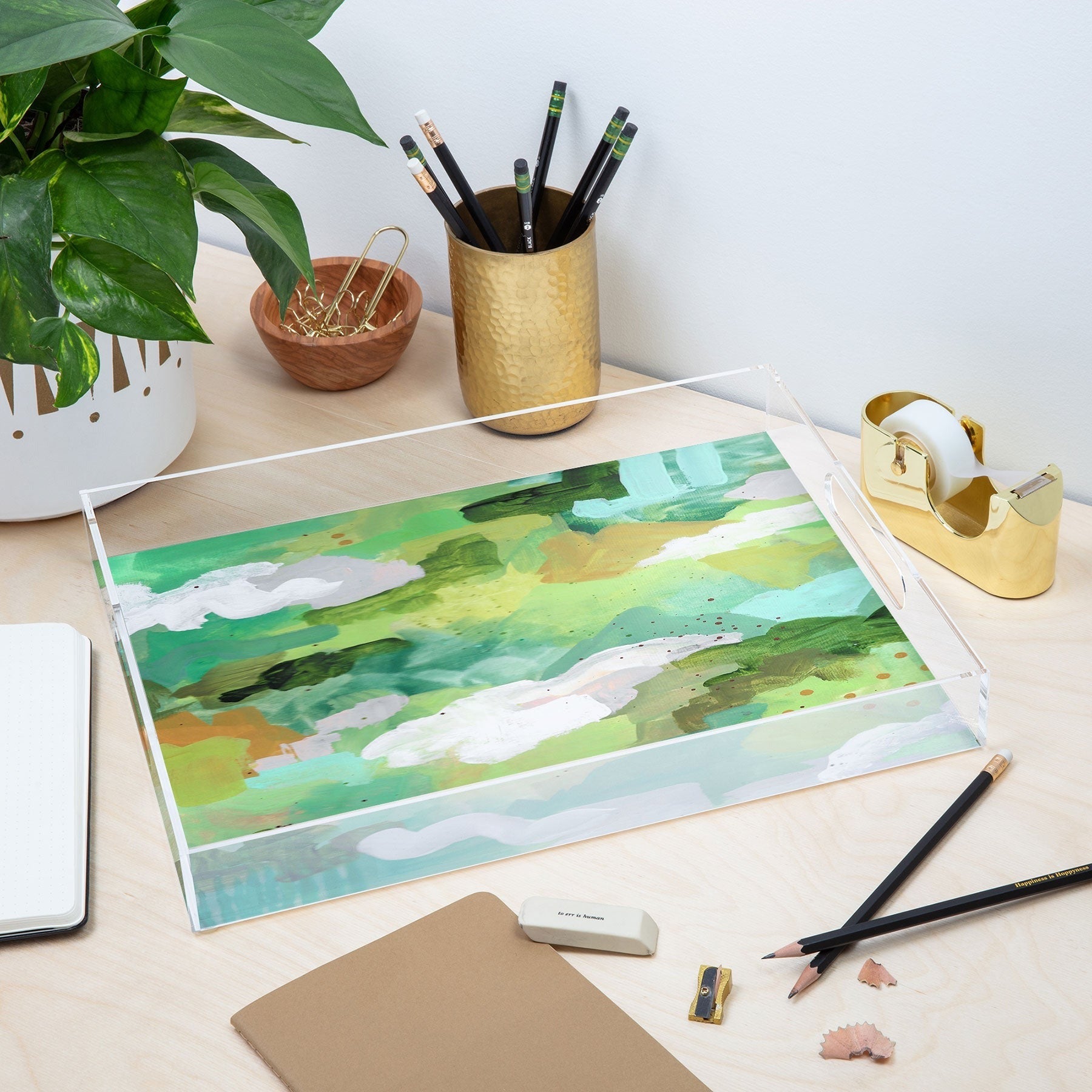 Laura Fedorowicz Small Steps Everyday Acrylic Tray