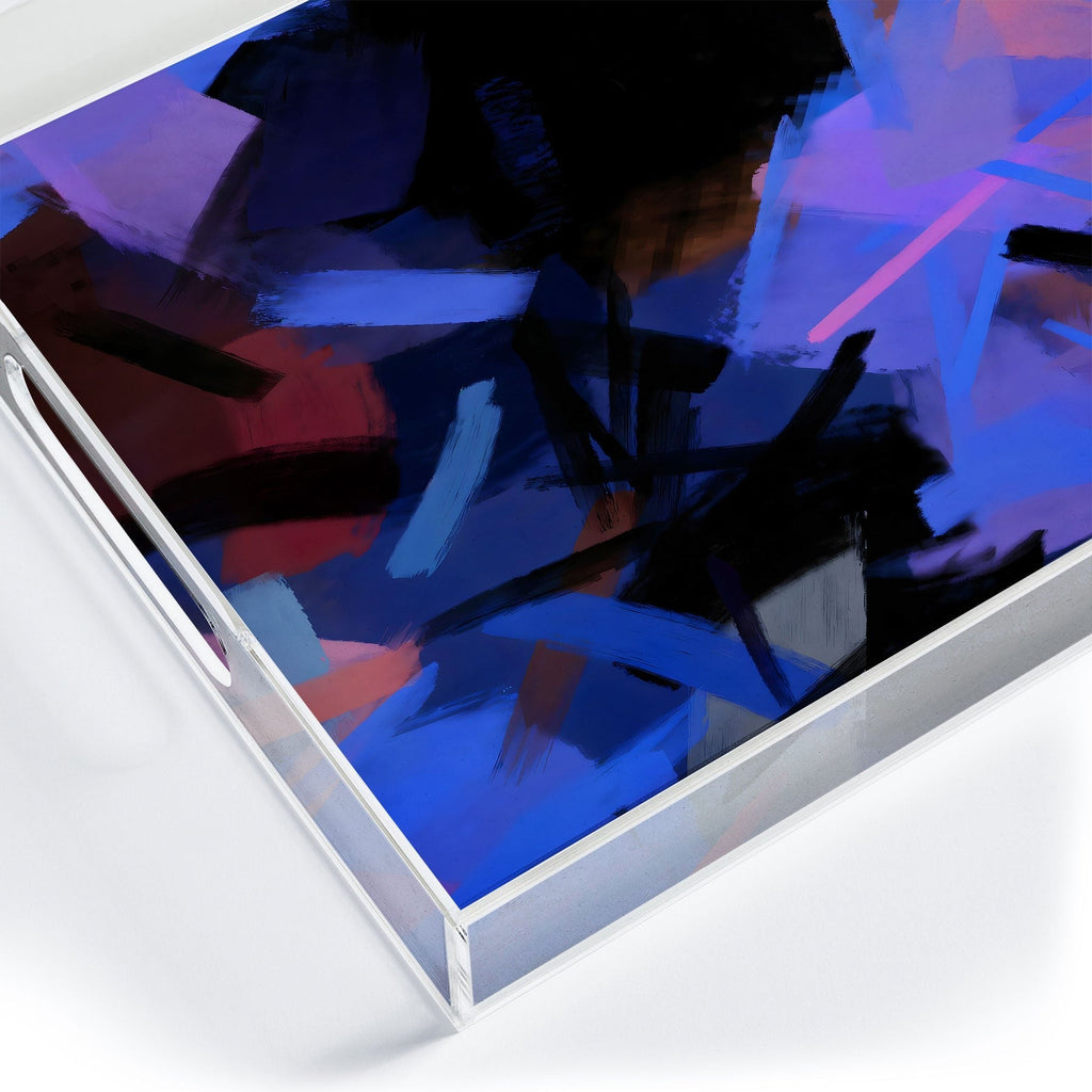 83 Oranges Midnight Sparks Acrylic Tray