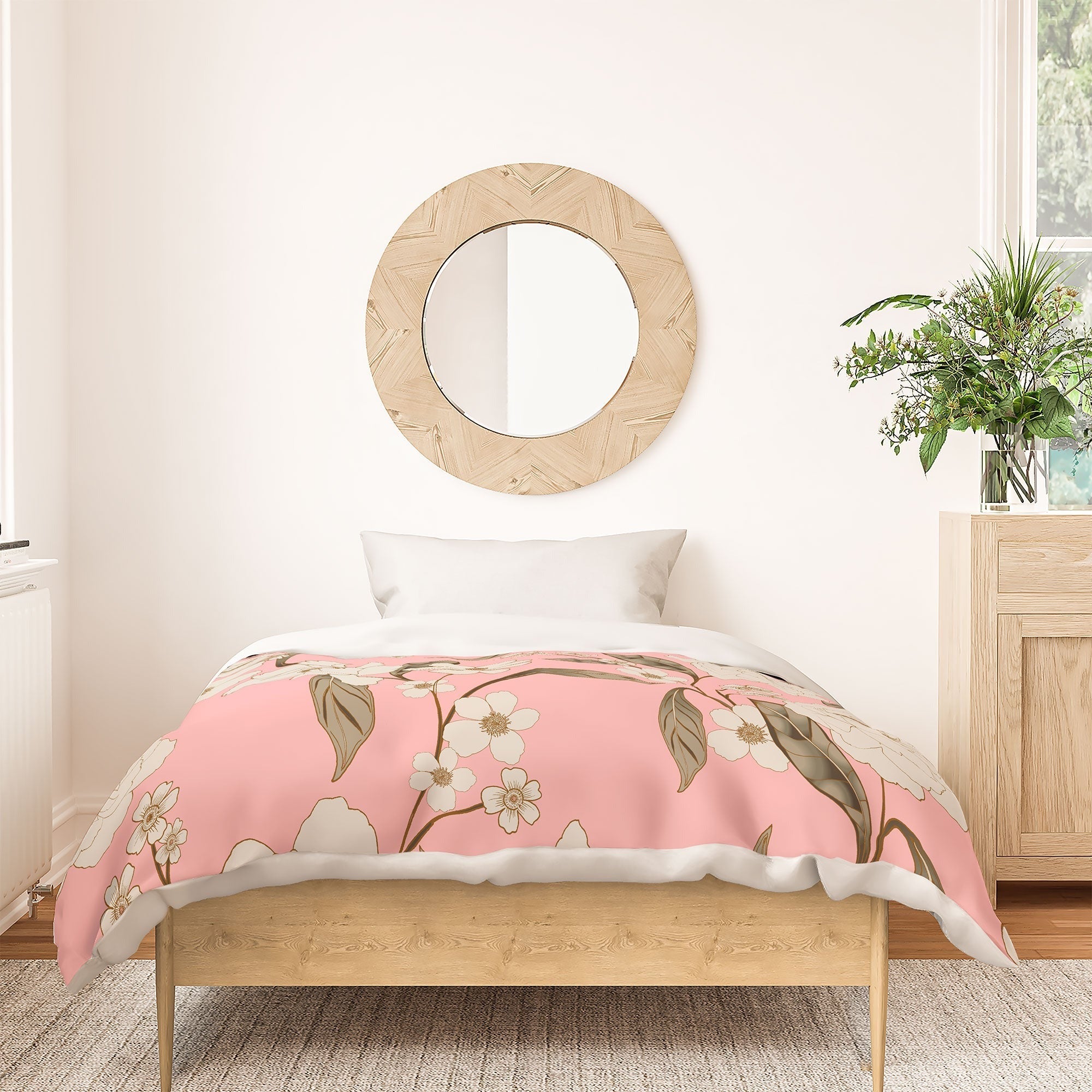 Gabriela Fuente Roberta in Pink Duvet Cover