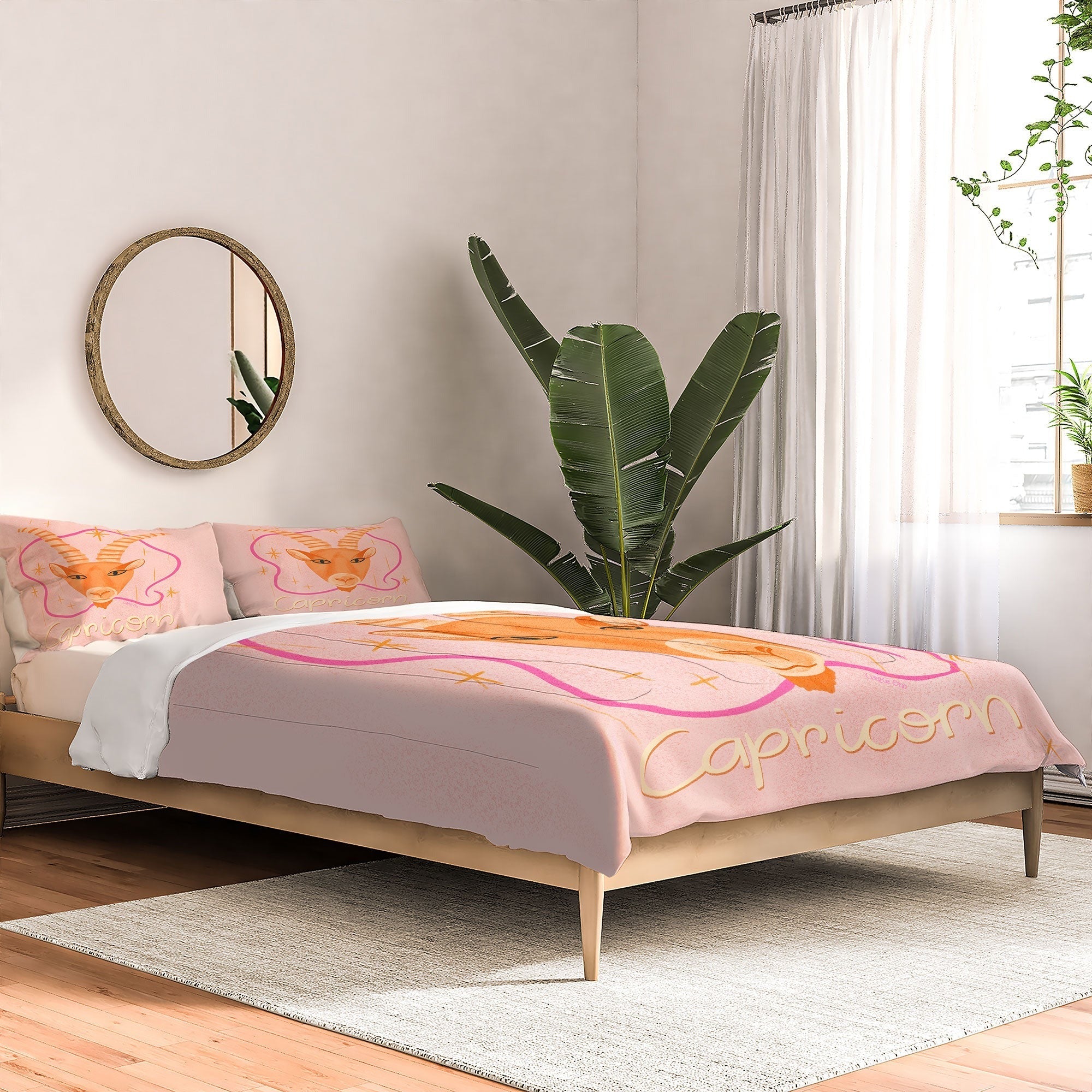 Little Om Zodiac Sign Capricorn Comforter