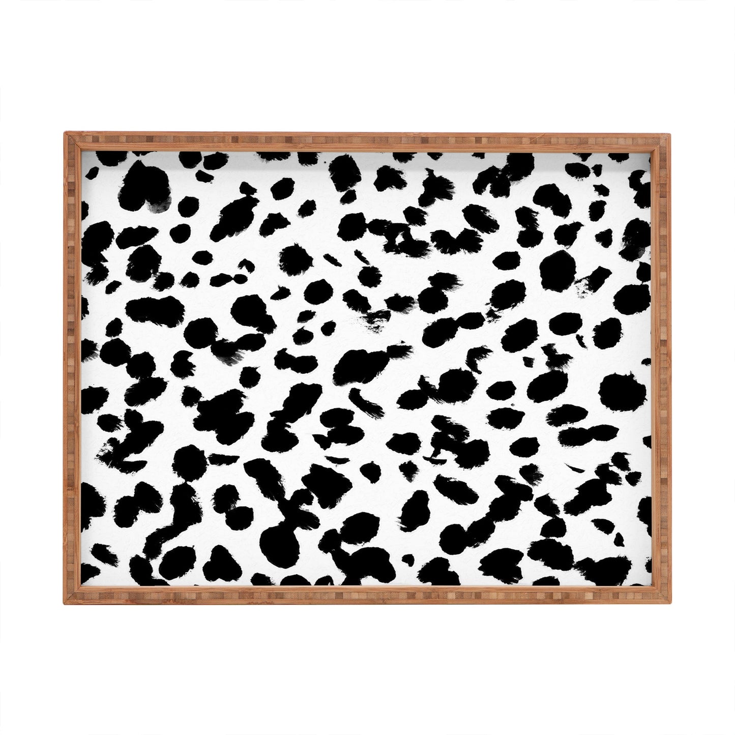 Amy Sia Animal Spot Black and White Rectangular Tray