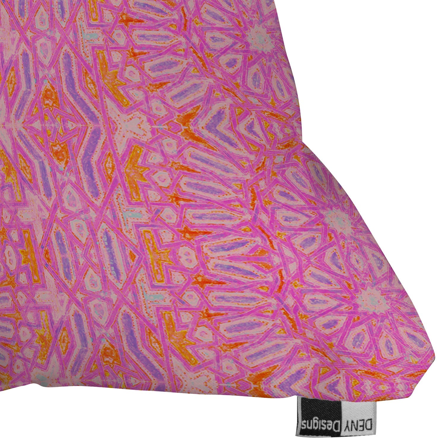 Amy Sia Casablanca Hot Pink Outdoor Throw Pillow