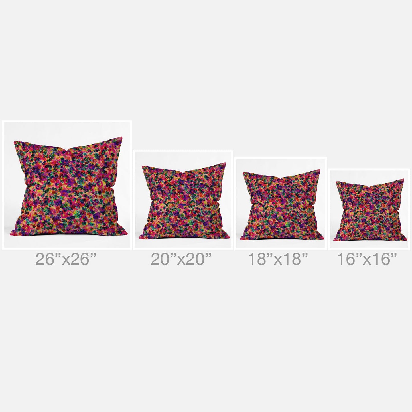 Amy Sia Floral Explosion Outdoor Throw Pillow