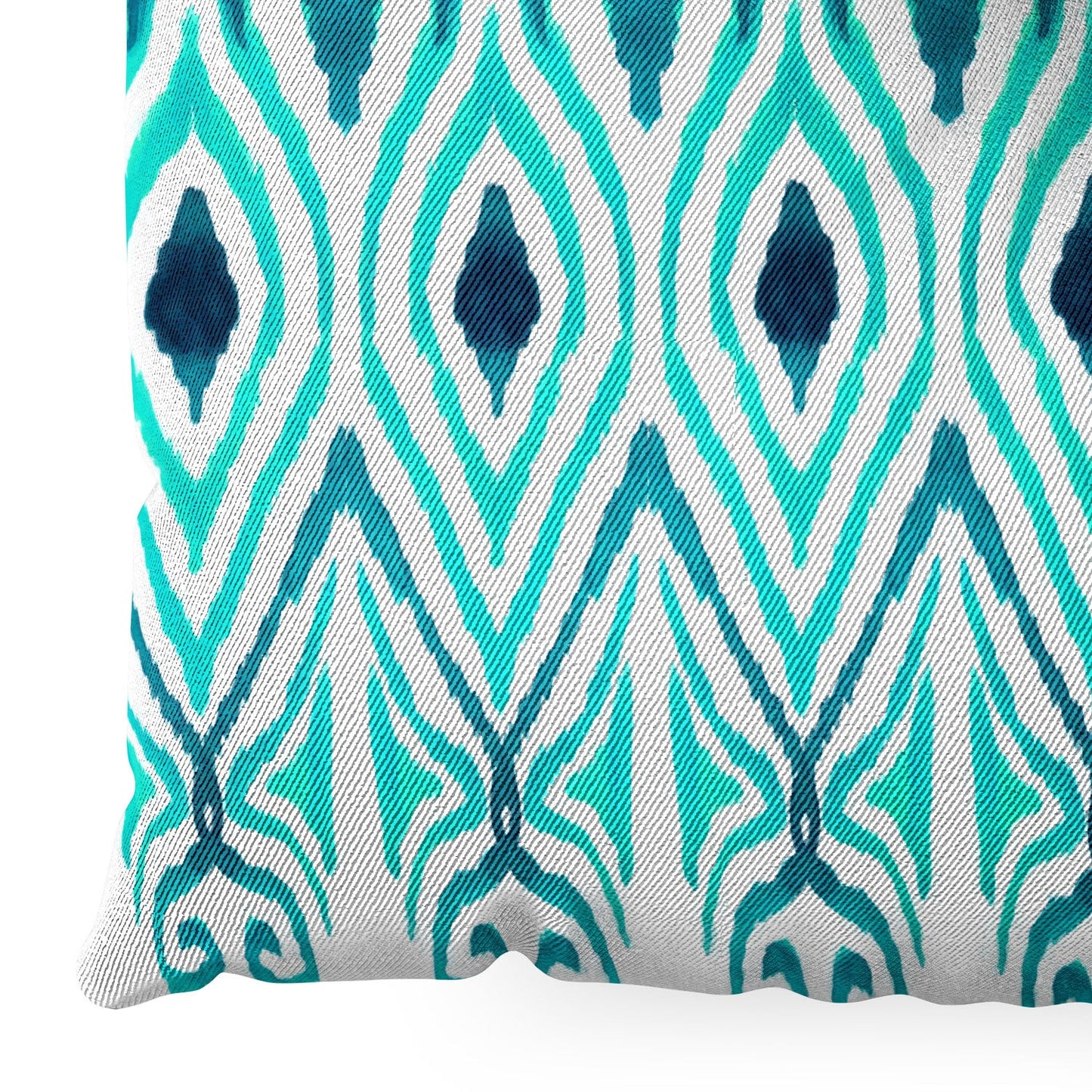 Amy Sia Ikat Jade Floor Pillow Square