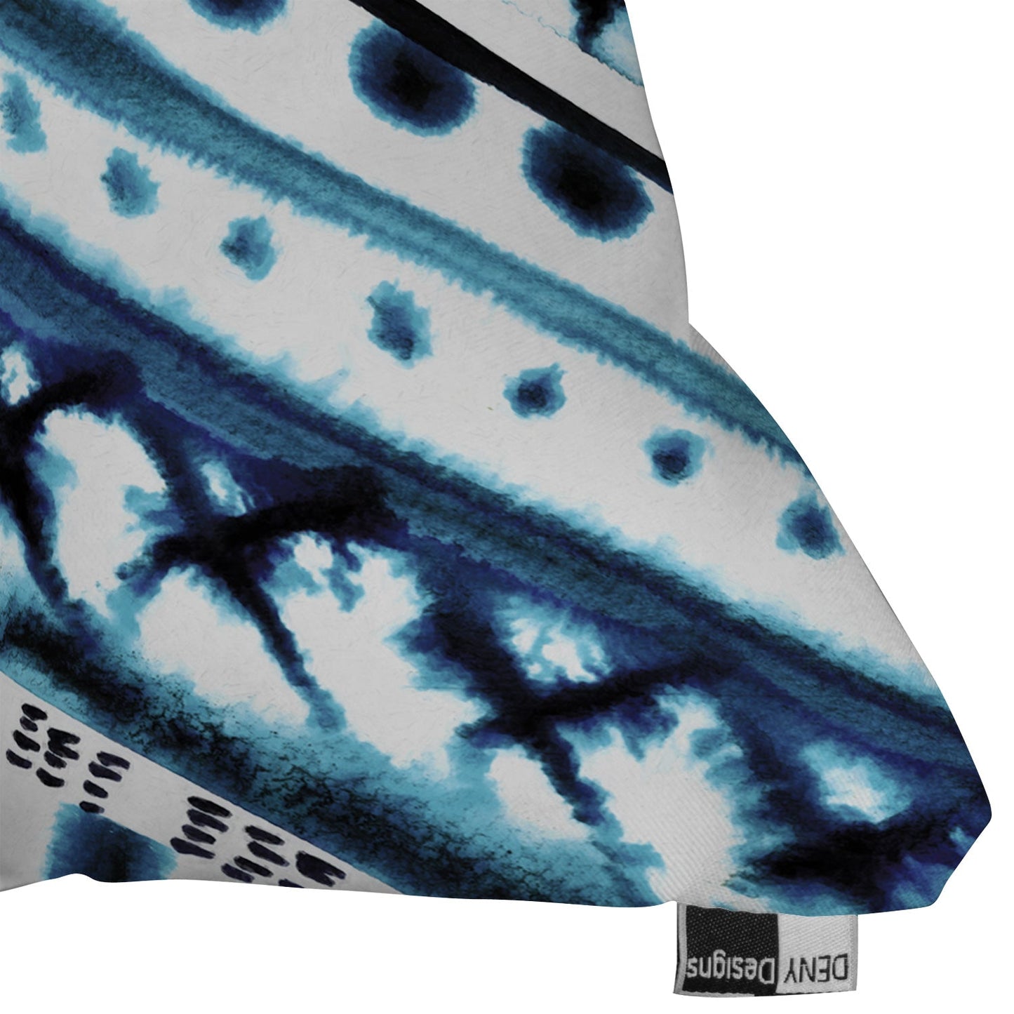 Amy Sia Indigo Stripe Outdoor Throw Pillow