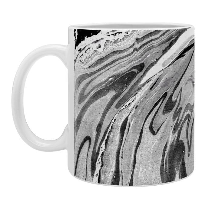 Amy Sia Marble Monochrome Black Coffee Mug
