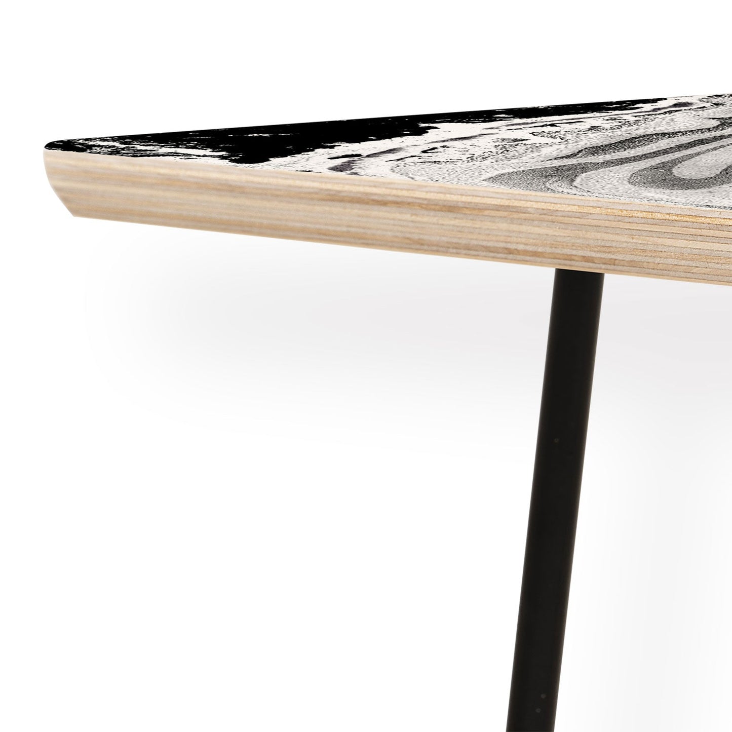 Amy Sia Marble Monochrome Black Coffee Table