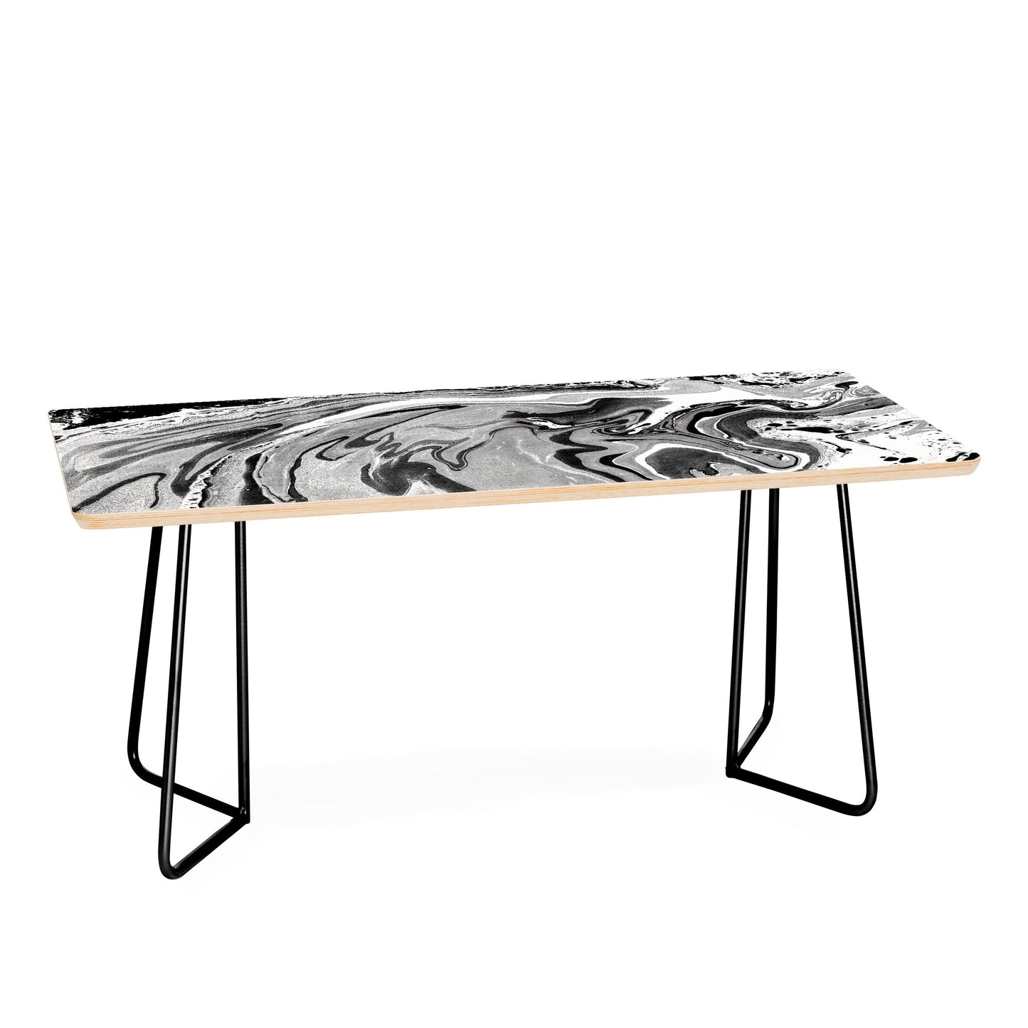 Amy Sia Marble Monochrome Black Coffee Table