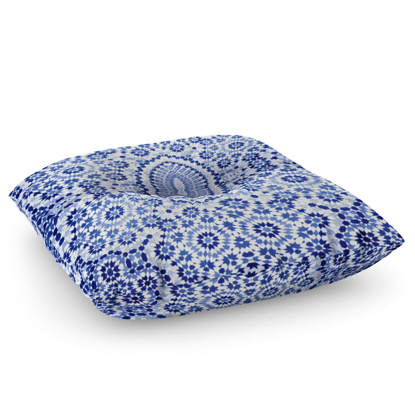 Amy Sia Morocco Navy Floor Pillow Square
