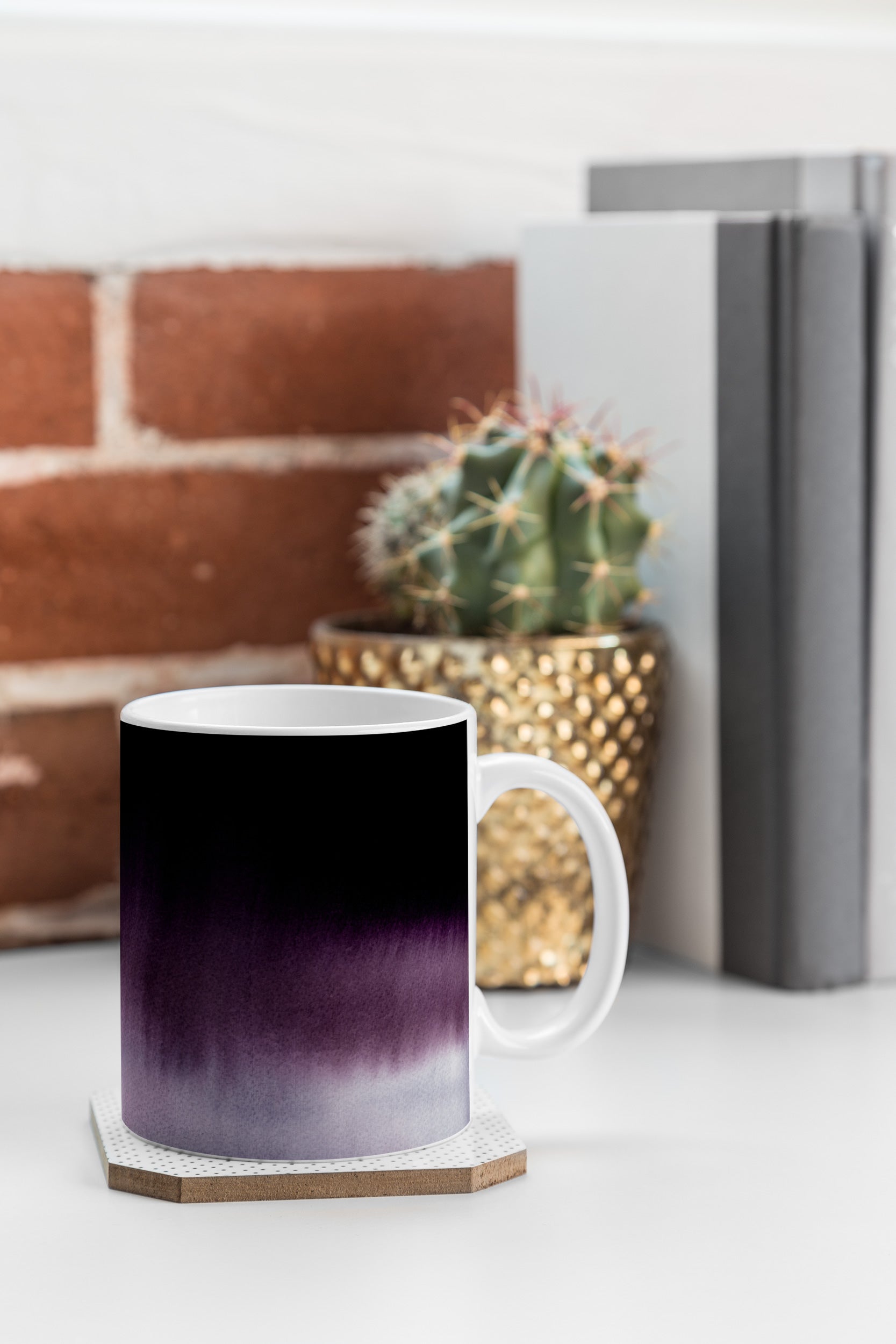 Amy Sia Squall Monochrome Coffee Mug