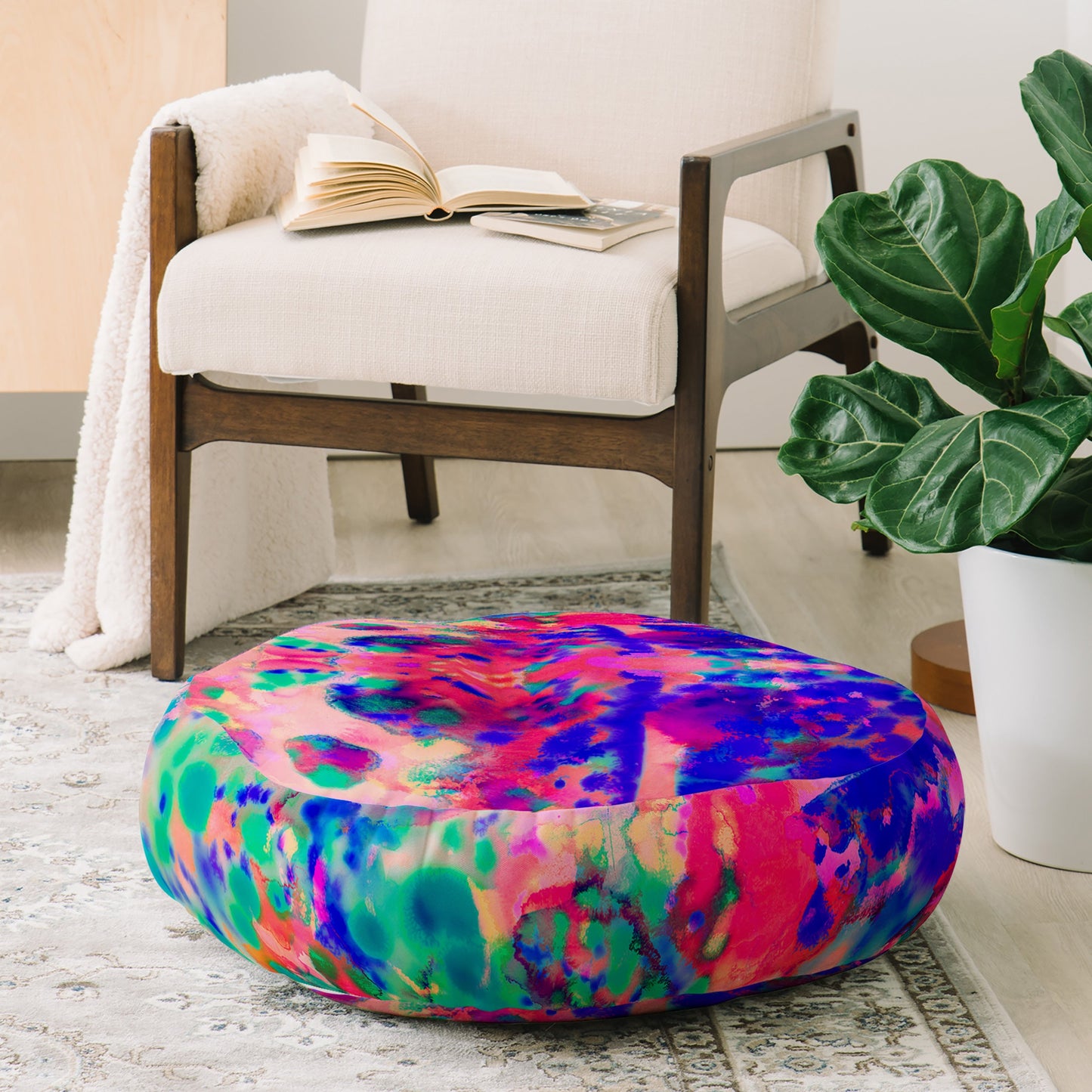 Amy Sia Tahiti Floor Pillow Round