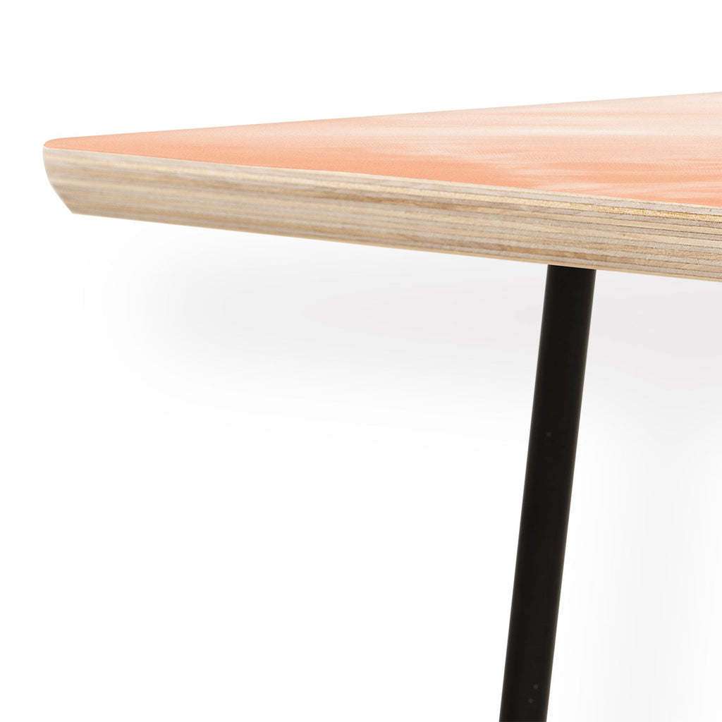Amy Sia Tie Dye Peach Coffee Table