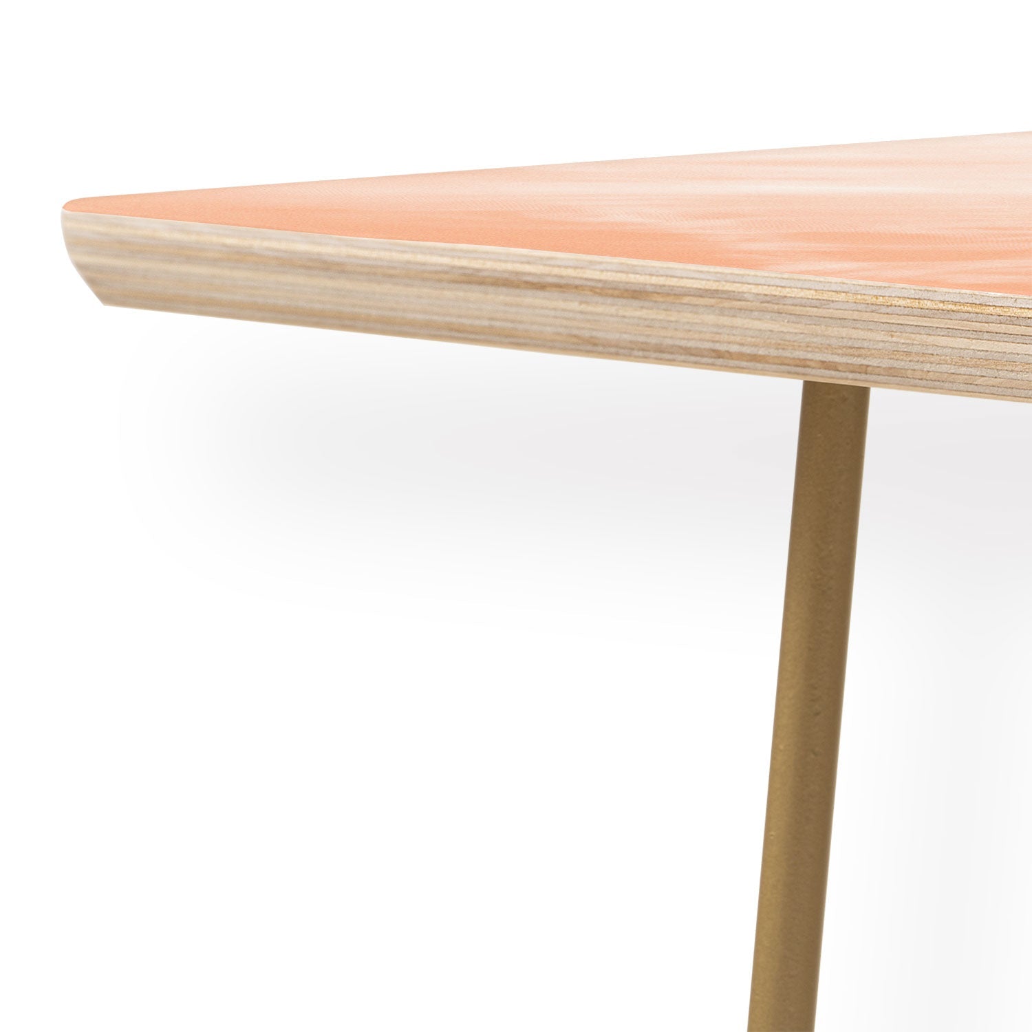 Amy Sia Tie Dye Peach Coffee Table