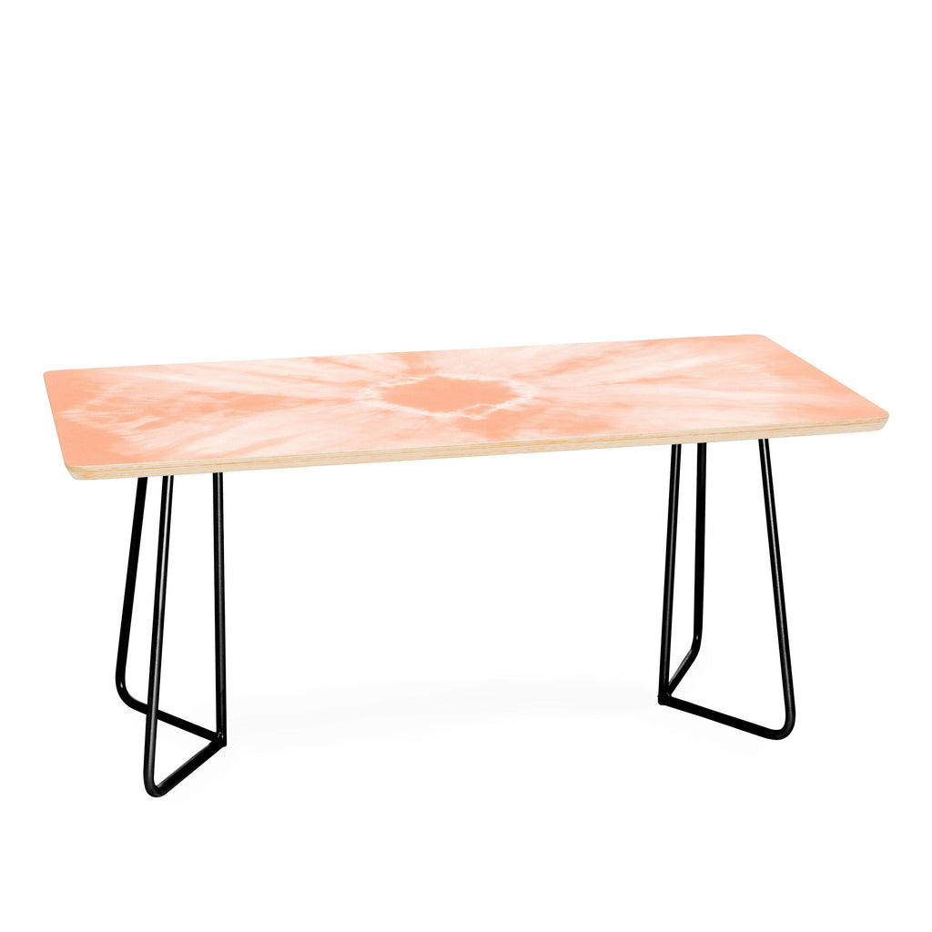 Amy Sia Tie Dye Peach Coffee Table
