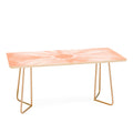 Amy Sia Tie Dye Peach Coffee Table