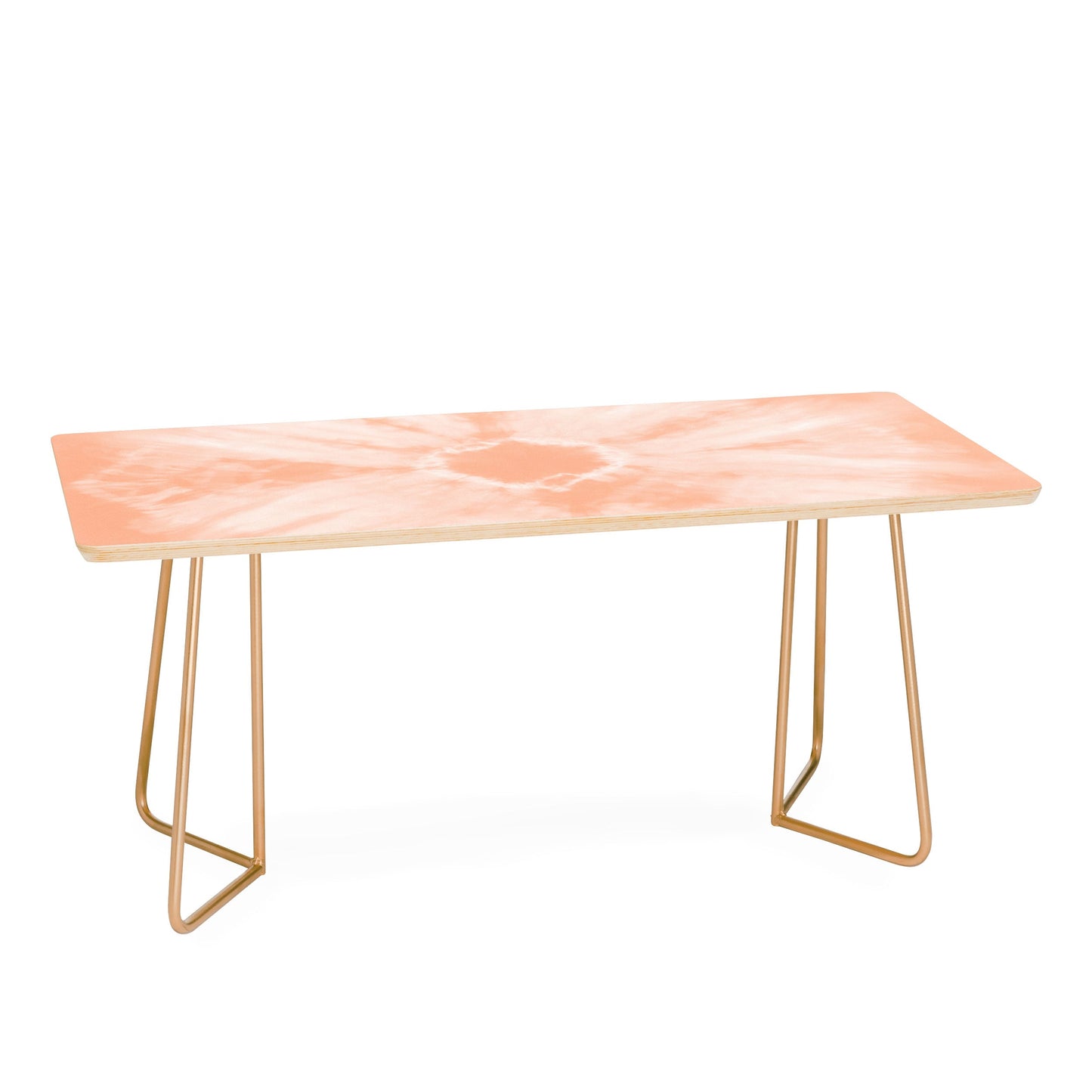Amy Sia Tie Dye Peach Coffee Table