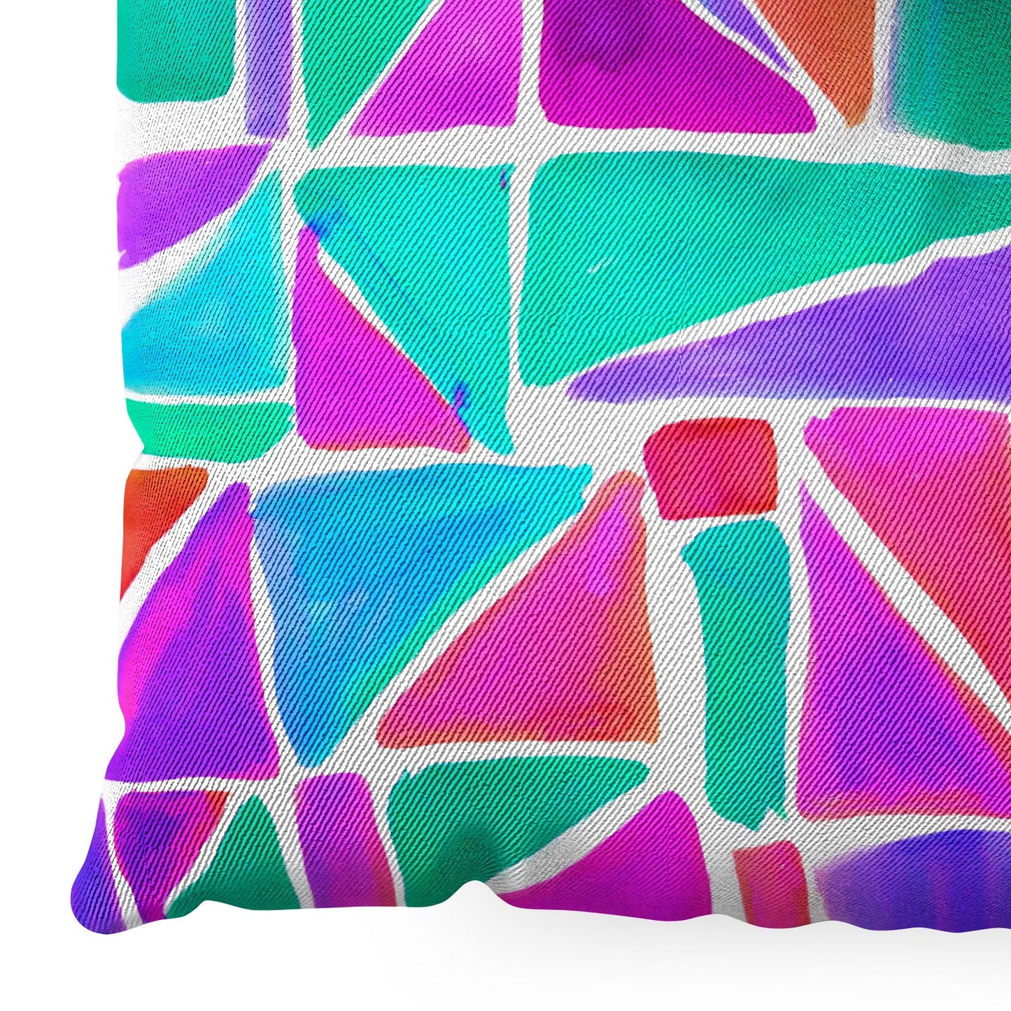 Amy Sia Watercolour Shapes 1 Floor Pillow Square