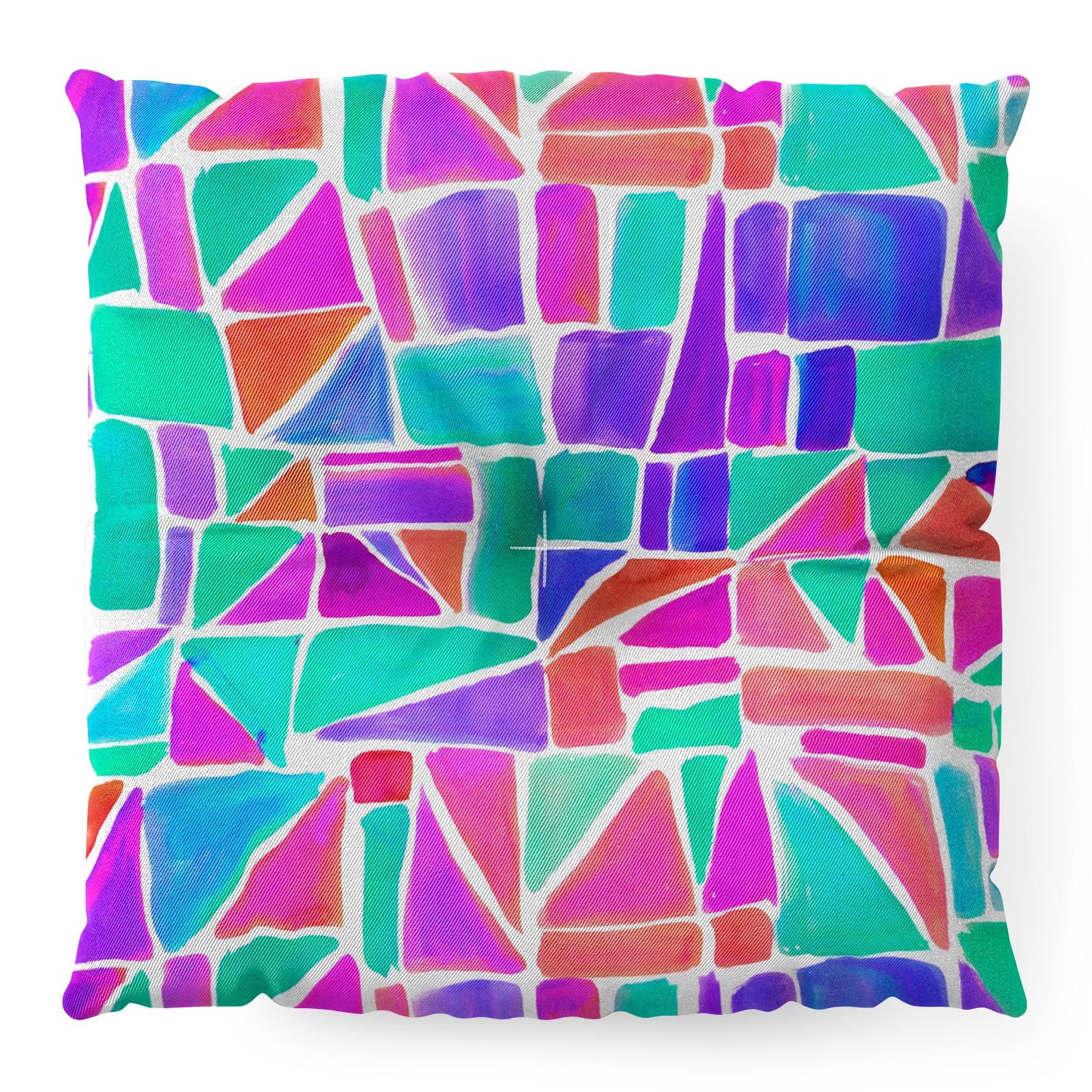 Amy Sia Watercolour Shapes 1 Floor Pillow Square