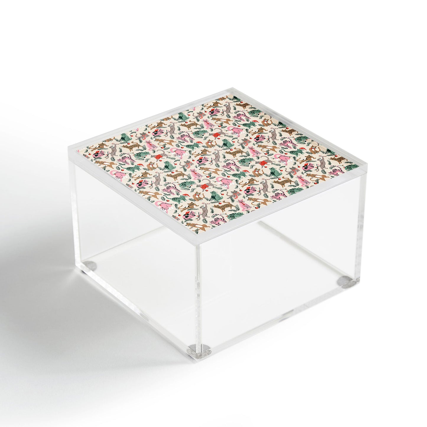amysuther Silly Christmas Cats Acrylic Box