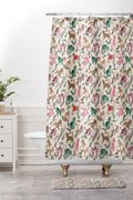 amysuther Silly Christmas Cats Shower Curtain And Mat