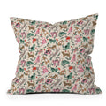 amysuther Silly Christmas Cats Outdoor Throw Pillow