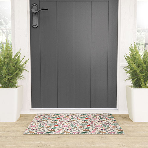 amysuther Silly Christmas Cats Welcome Mat