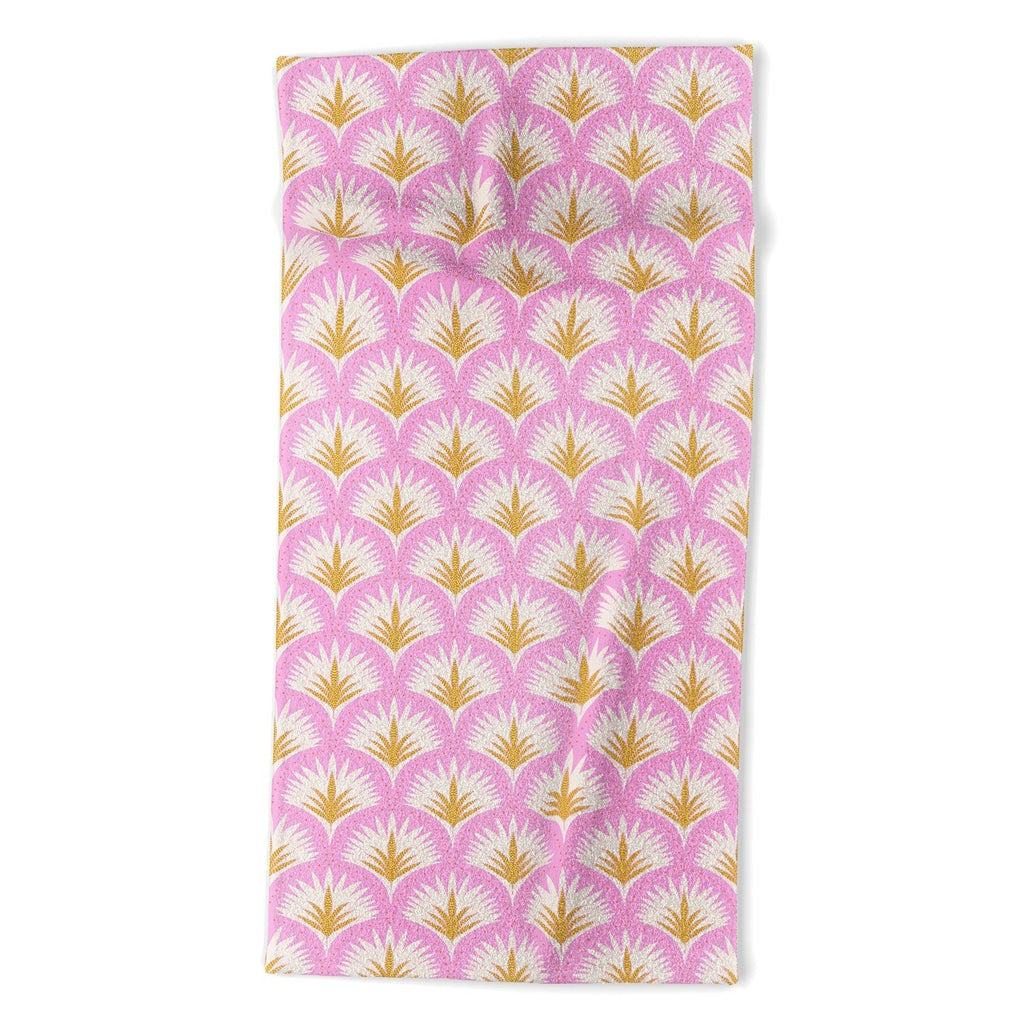 Jennifer Labre Pink Palmetto Beach Towel