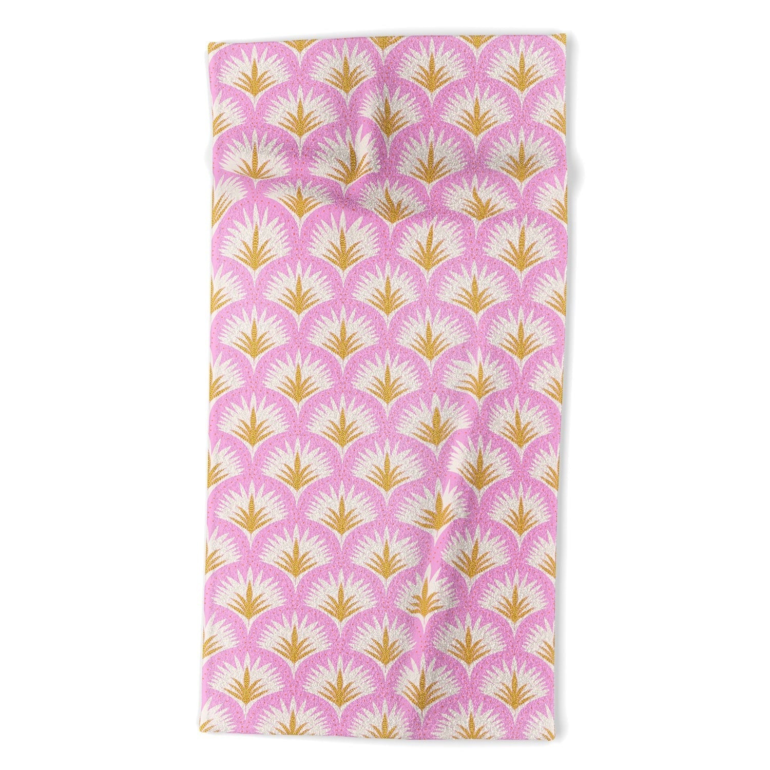 Jennifer Labre Pink Palmetto Beach Towel