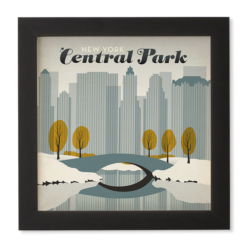 Anderson Design Group Central Park Snow Framed Wall Art