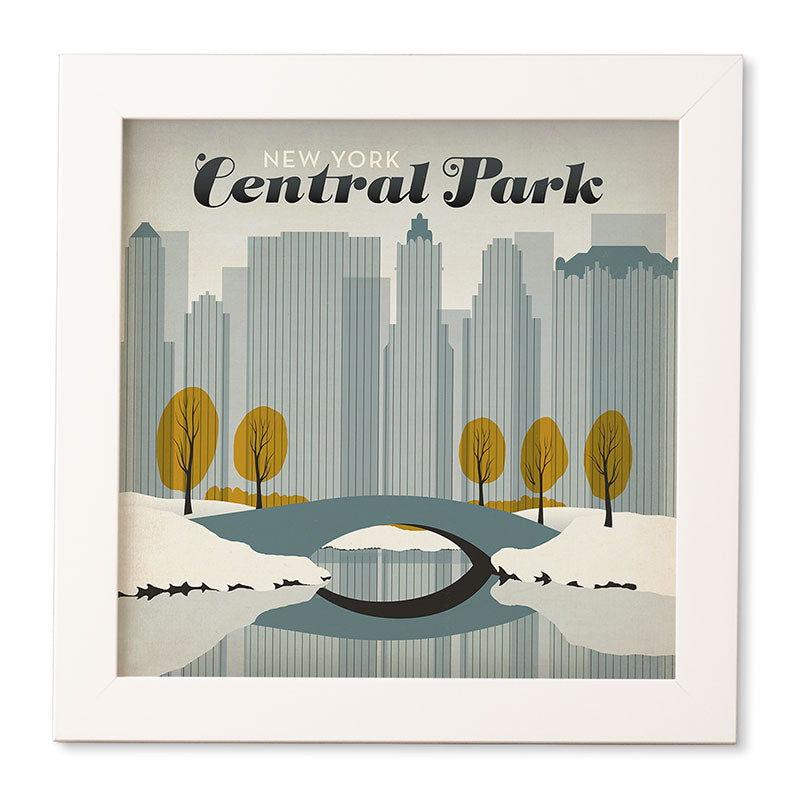 Anderson Design Group Central Park Snow Framed Wall Art