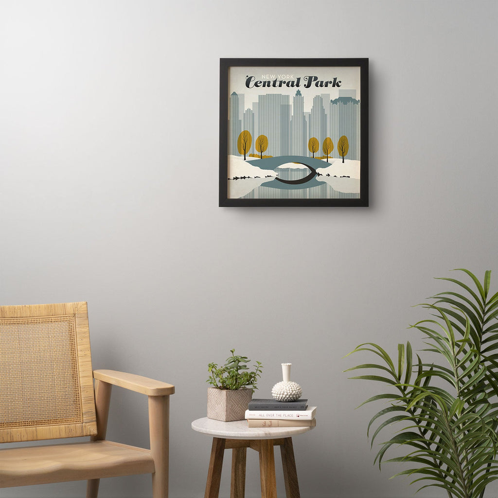 Anderson Design Group Central Park Snow Framed Wall Art