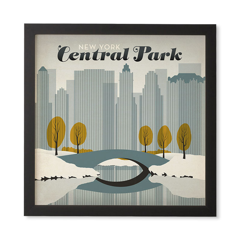 Anderson Design Group Central Park Snow Framed Wall Art