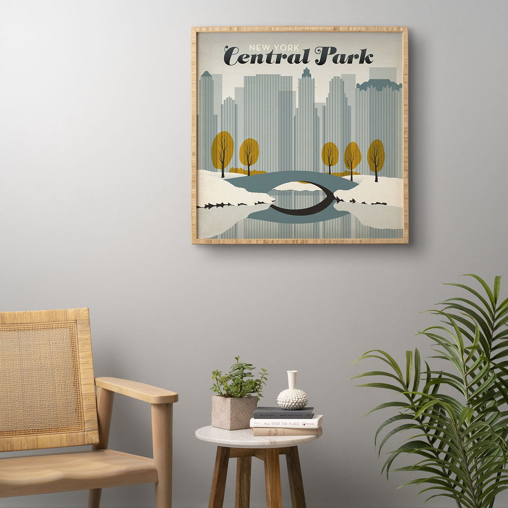 Anderson Design Group Central Park Snow Framed Wall Art