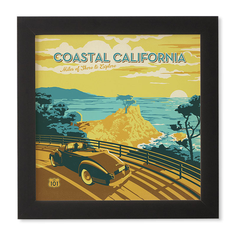 Anderson Design Group Coastal California Framed Wall Art