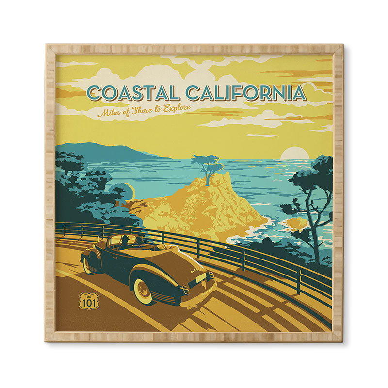 Anderson Design Group Coastal California Framed Wall Art