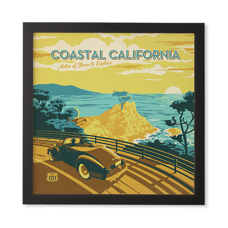 Anderson Design Group Coastal California Framed Wall Art