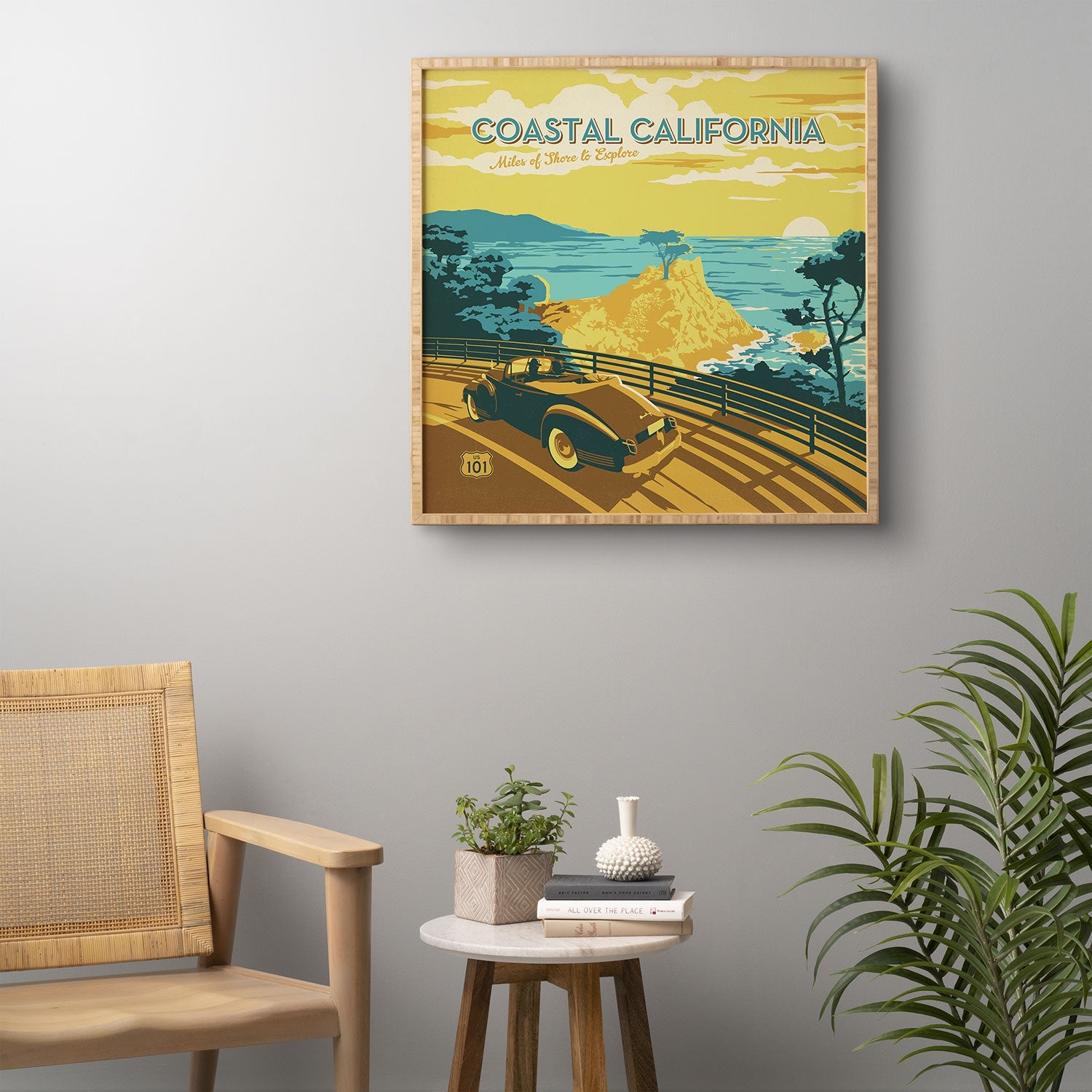 Anderson Design Group Coastal California Framed Wall Art