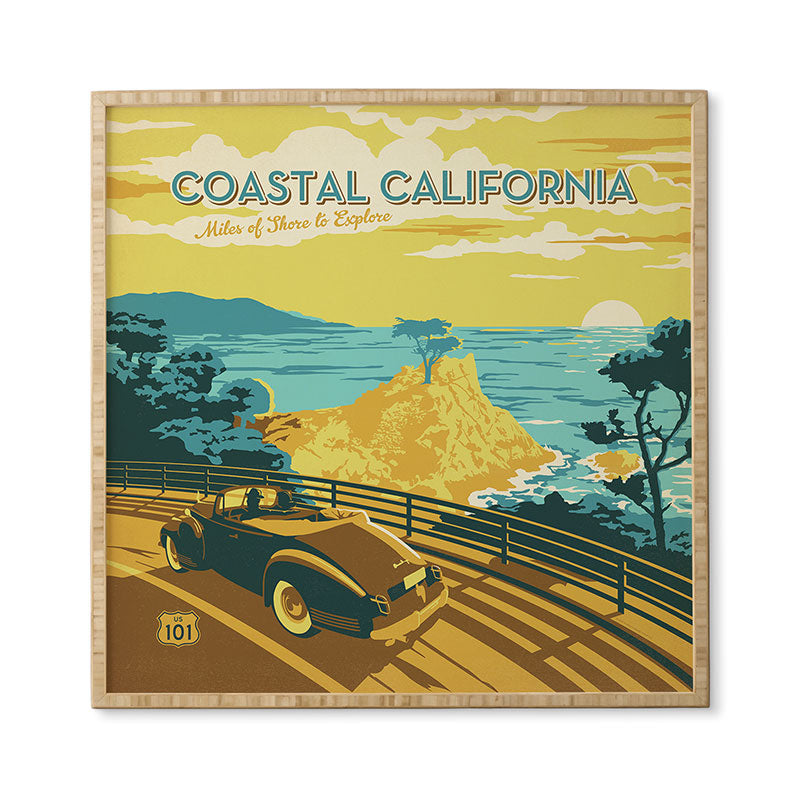 Anderson Design Group Coastal California Framed Wall Art