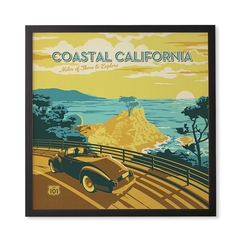 Anderson Design Group Coastal California Framed Wall Art