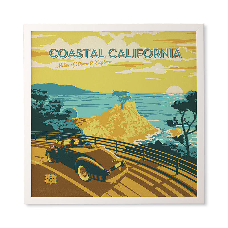 Anderson Design Group Coastal California Framed Wall Art