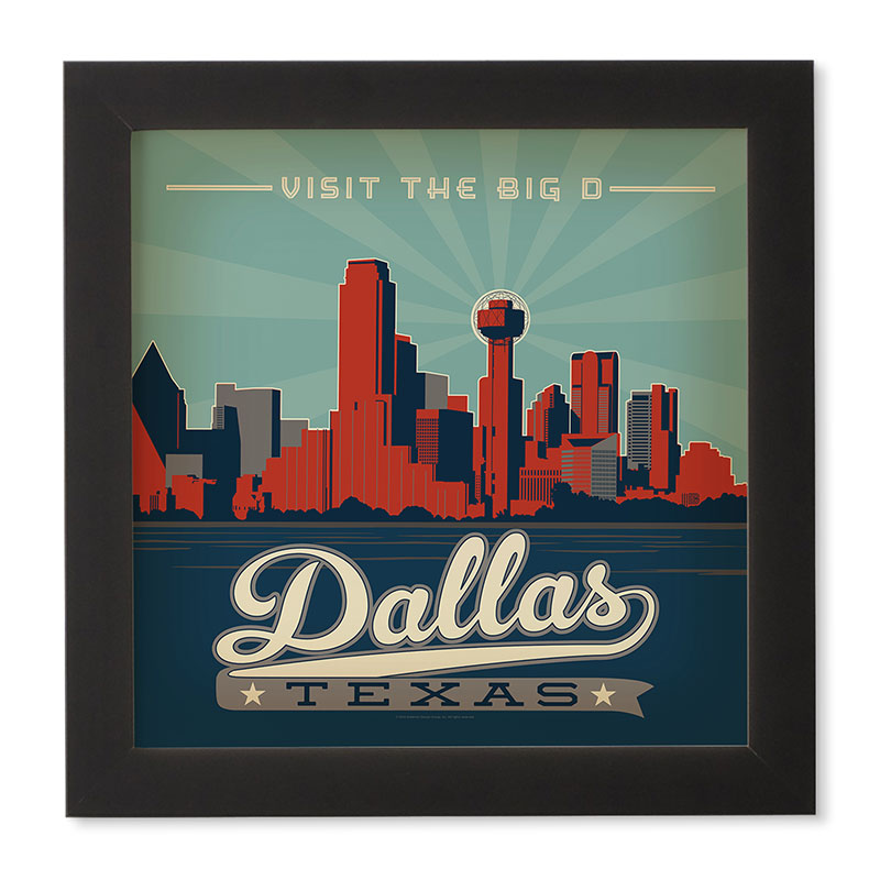 Anderson Design Group Dallas Framed Wall Art