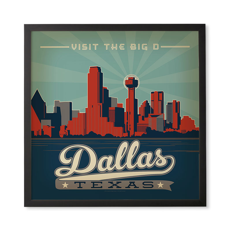 Anderson Design Group Dallas Framed Wall Art