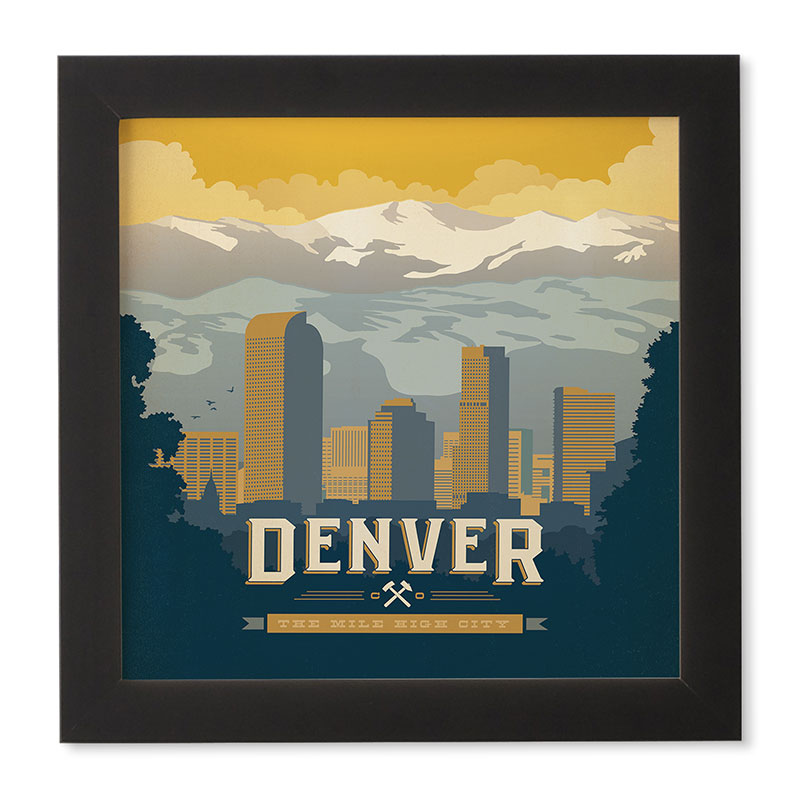 Anderson Design Group Denver 1 Framed Wall Art