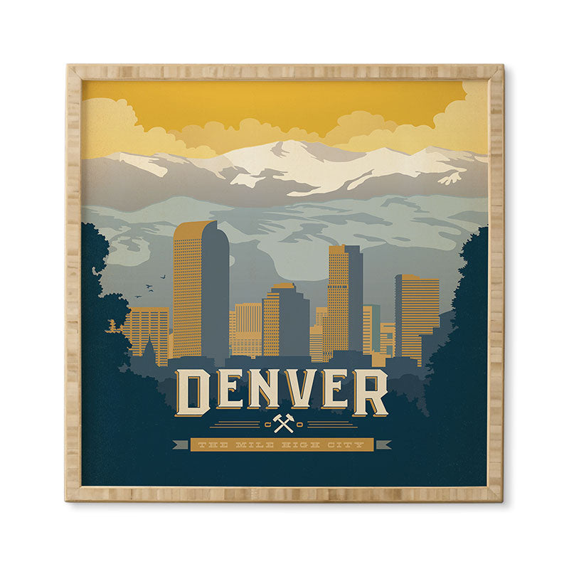 Anderson Design Group Denver 1 Framed Wall Art