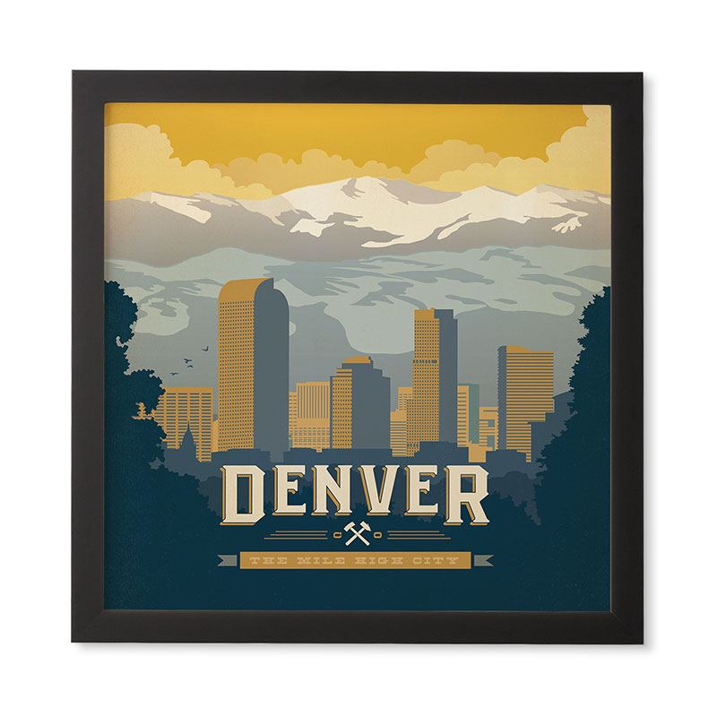 Anderson Design Group Denver 1 Framed Wall Art