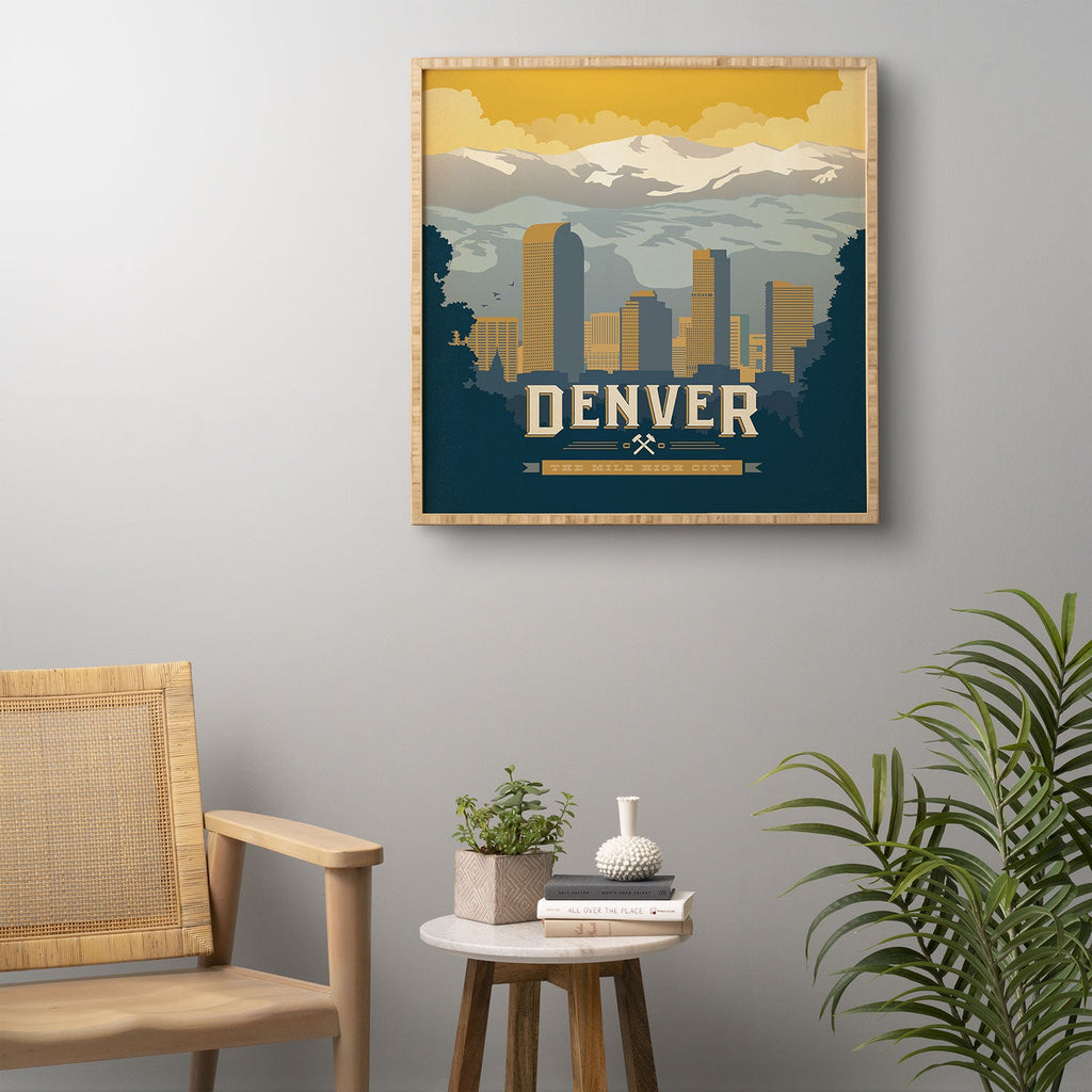 Anderson Design Group Denver 1 Framed Wall Art