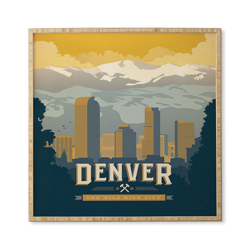 Anderson Design Group Denver 1 Framed Wall Art