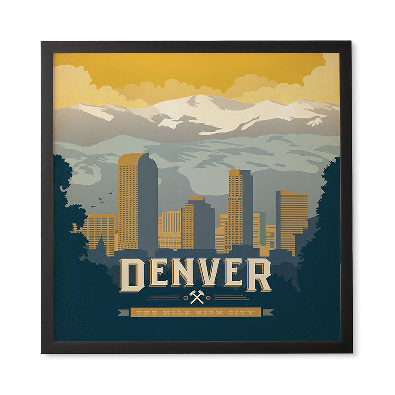 Anderson Design Group Denver 1 Framed Wall Art